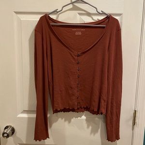 American Eagle Cropped Top